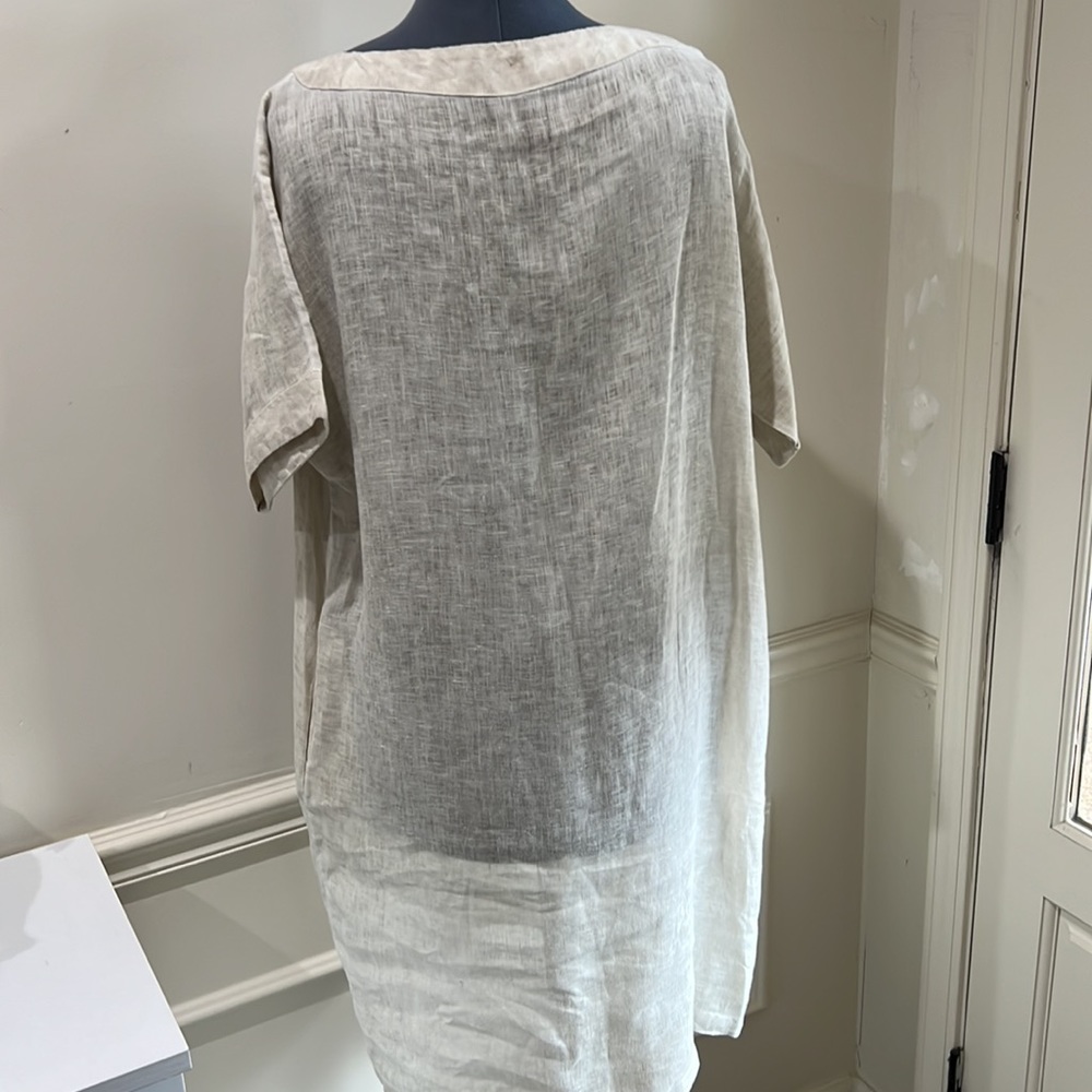 Linen 120% Lino Brand Dress - Picture 5 of 7